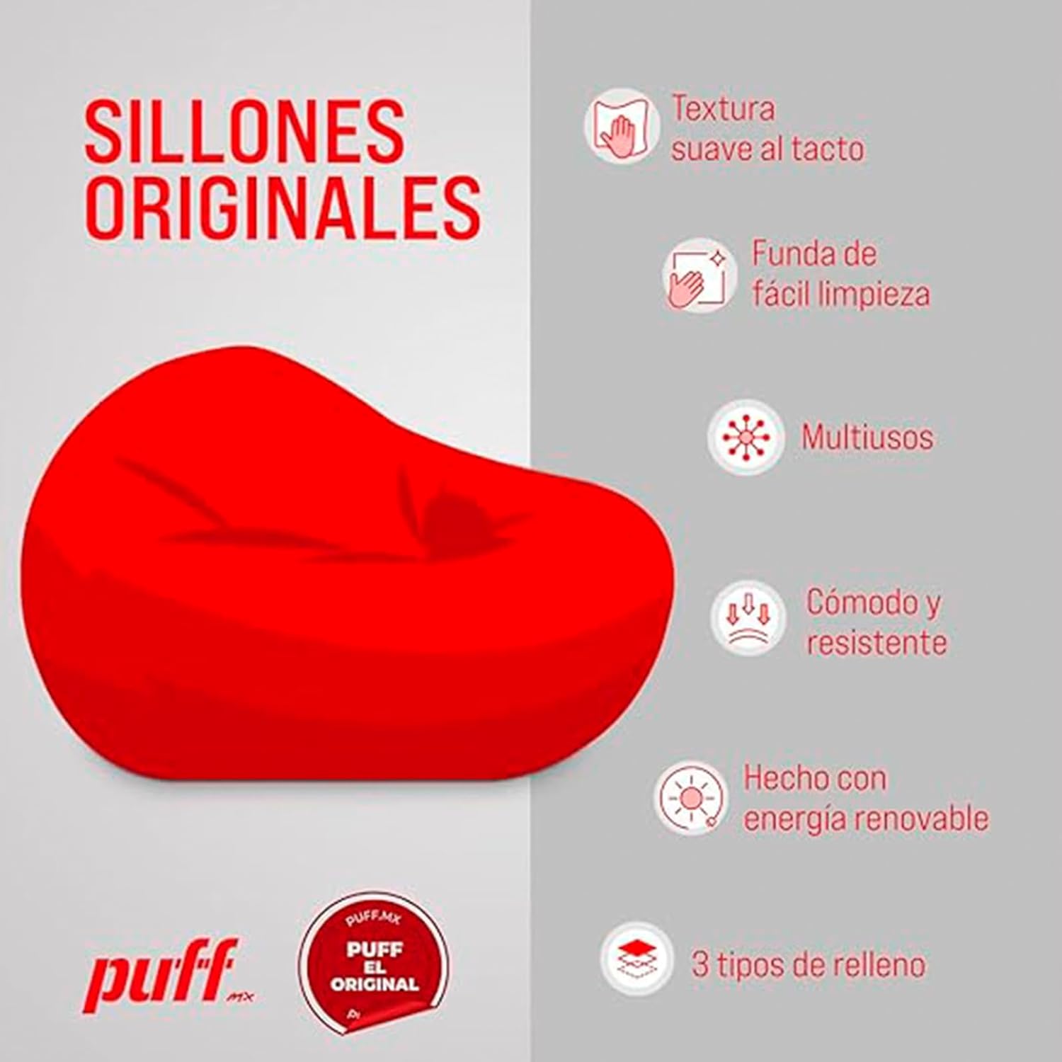 Puff - Sillón 2 en 1 con Cama King Size para Adultos Relleno de Hule Espuma (Puff: 180x50x100 cm, Cama: 200x220 cm) Cómodo Acabado en Gamuza Color Arena-almohada