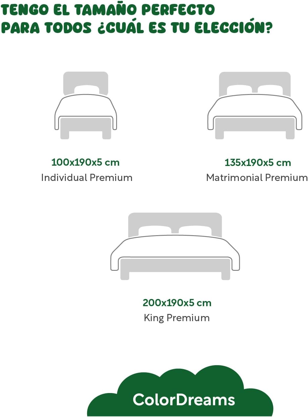 COLORDREAMS | Sofá Cama Matrimonial Plegable – Sillón Multifunción 3 En 1 – Relleno De Espuma – Funda Lavable – Hipoalergénico – Gris