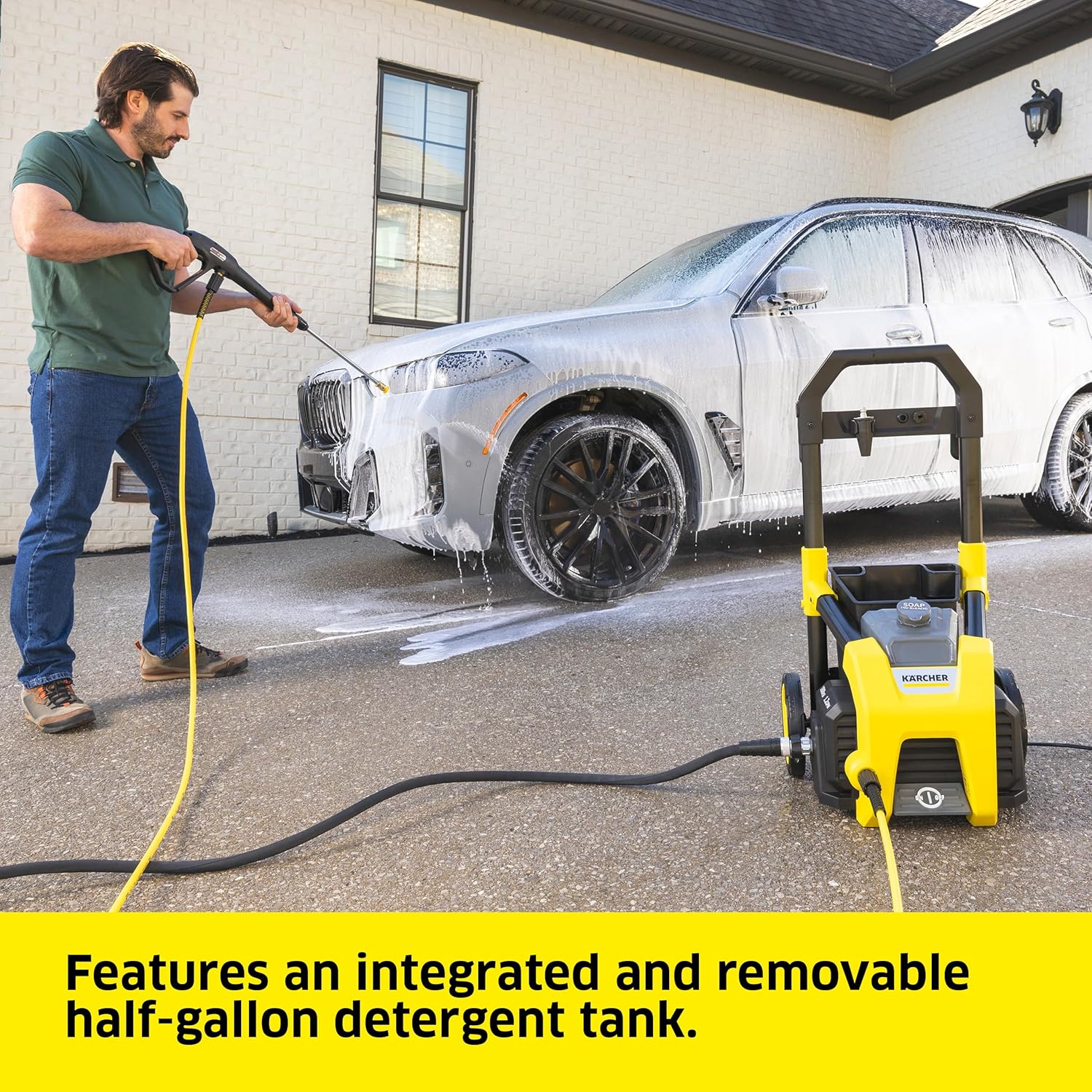 Karcher - Máquina limpiadora eléctrica a presión, K1700, Amarillo