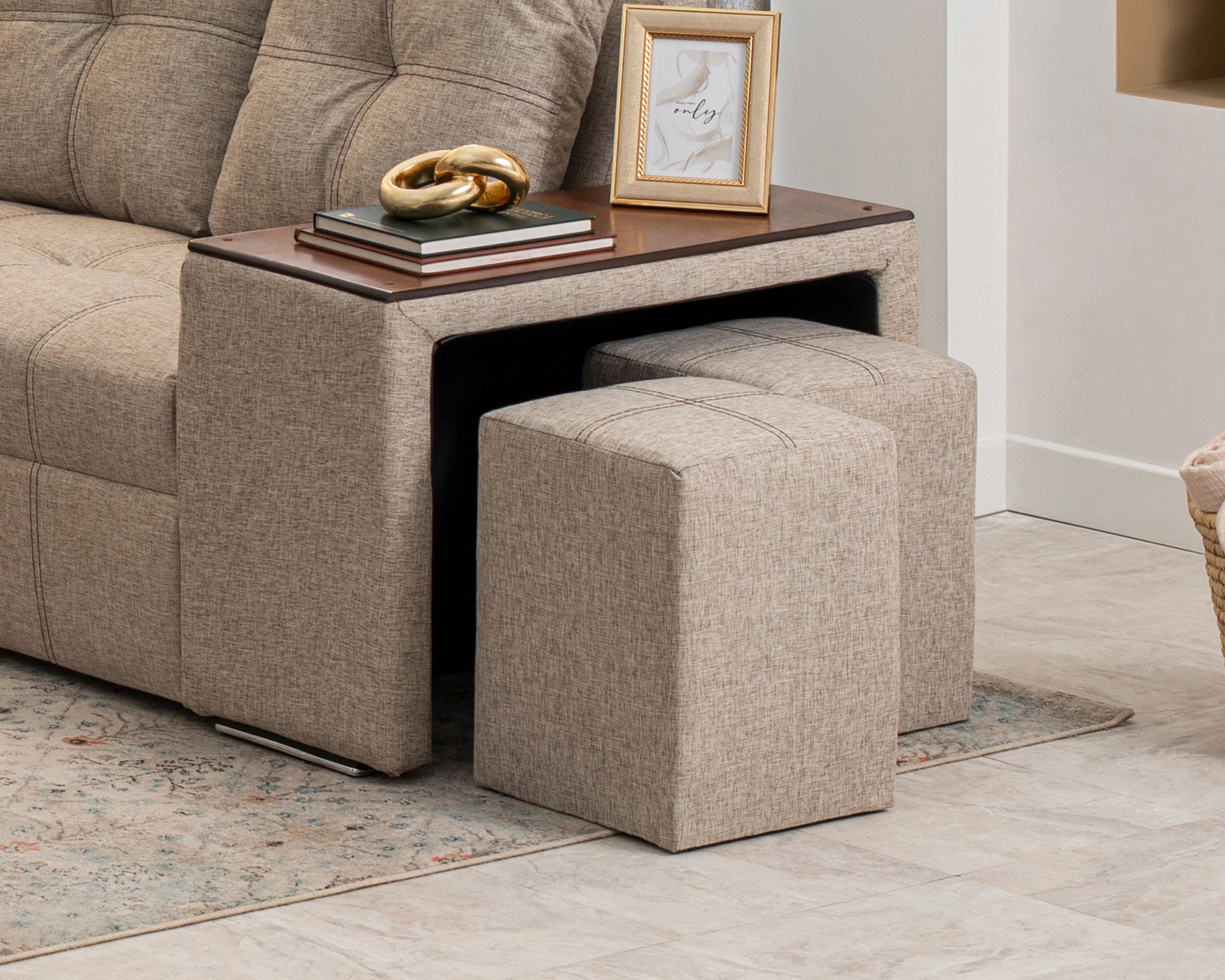 Sala Esquinera Michelle Contemporánea 5 Piezas