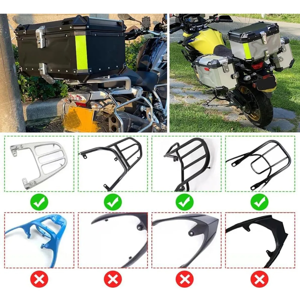 Caja Para Moto Top Case Maletero Todo El Aluminio 45l