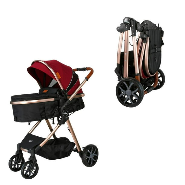 Sistema de Viaje Infanti Sistema de Viaje Infanti Mike De Aluminio Base Para Autoasiento Rojo