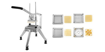 Picador de verduras de restaurante