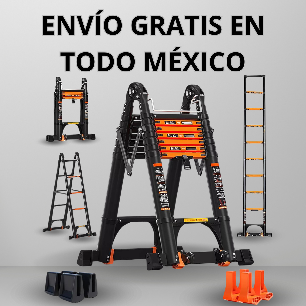 Escalera Telescópica de 4 Metros