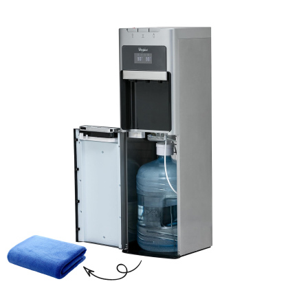 Whirlpool WK5915BD Despachador De Agua con Garrafón Oculto, color Gris