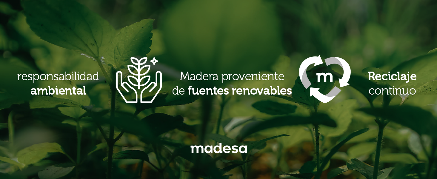 Madera proveniente de fuentes renovables