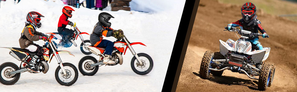 Casco de motocross para niños, para niños, para niños, ATV, motocross, guantes deportivos para bicicleta, motocicleta, todoterreno