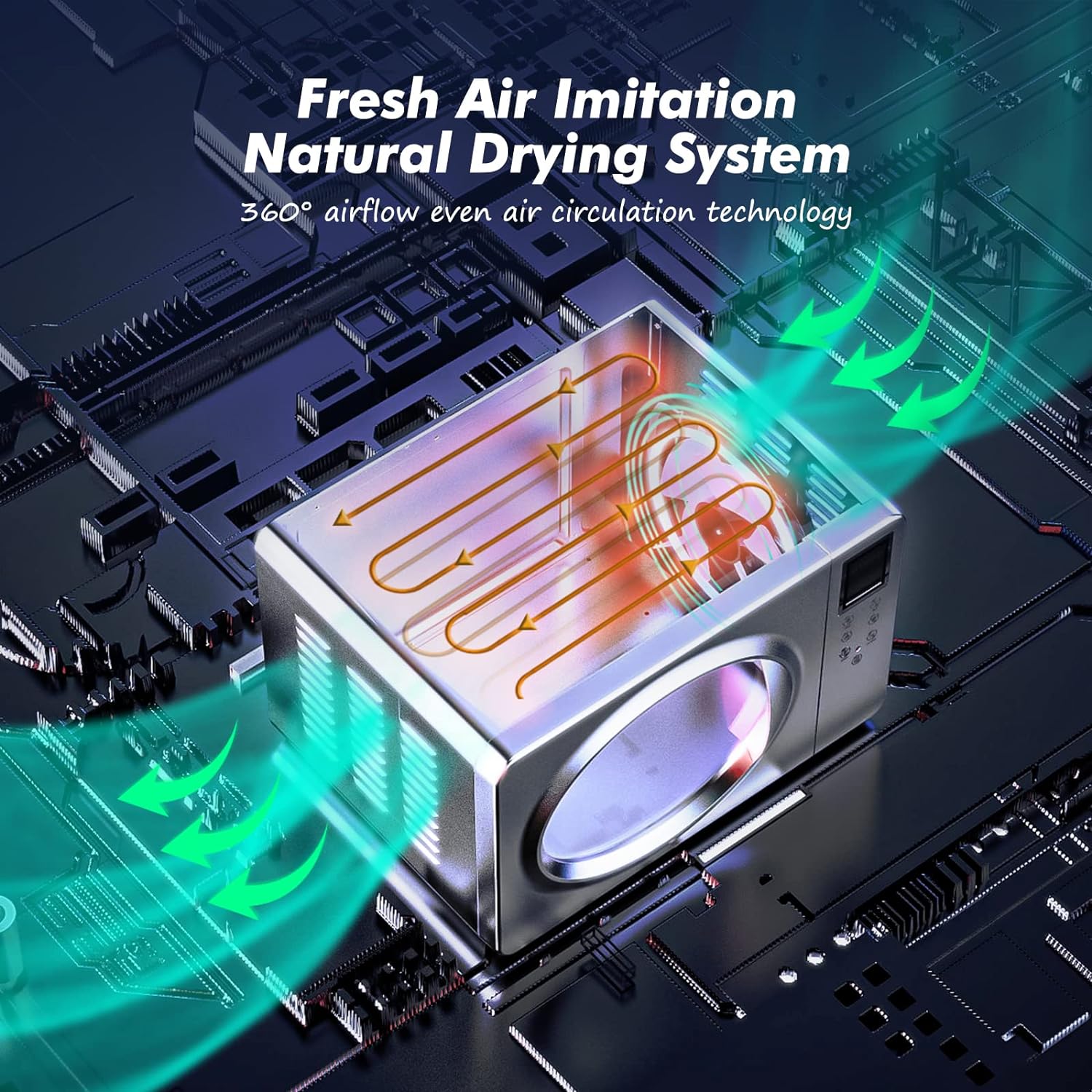 Deshidratador de alimentos para 6 paletas de cecina, secador de frutas de alta eficiencia de 180 °F, deshidratador de acero inoxidable para carne deshidratada, golosinas para perros, hierbas -----Paño de limpieza