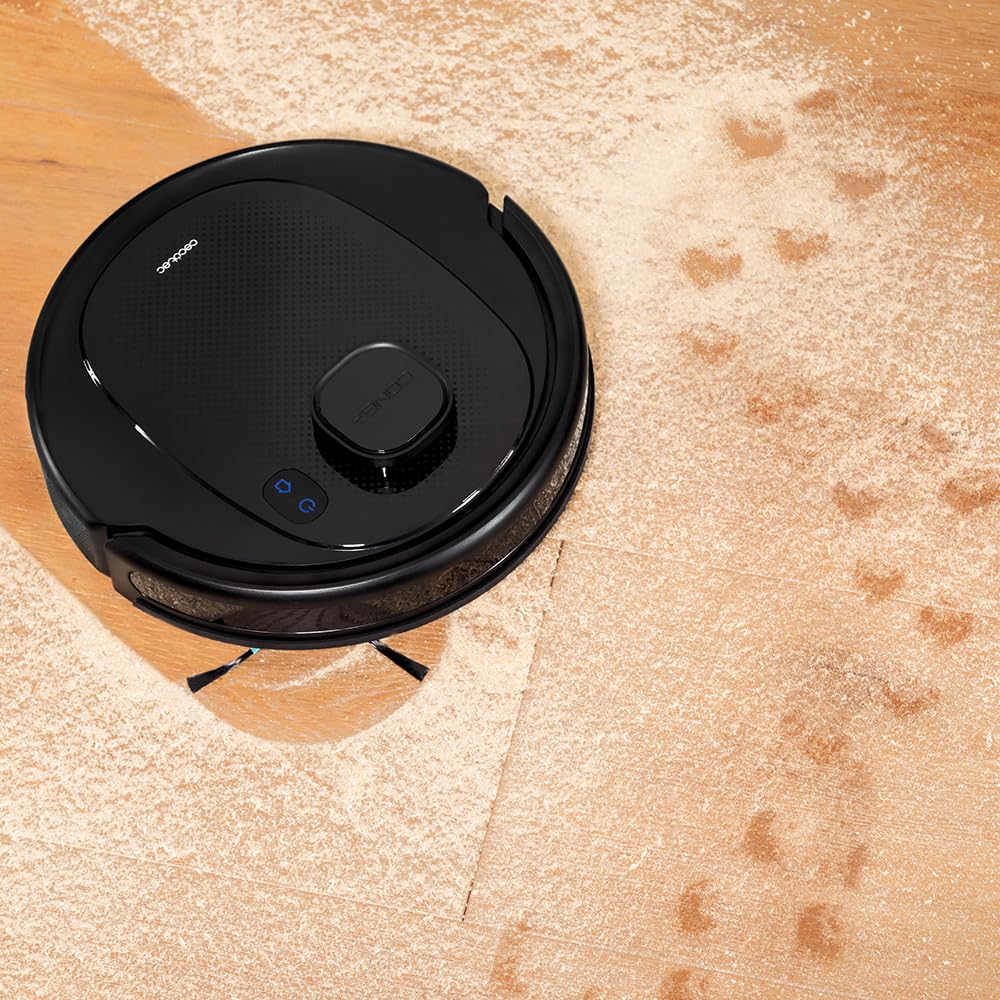 Cecotec Robot Aspirador Conga 4790 Eternal Home Genesis. iTech Laser Eye, 4en1, Room Plan, Base-SmartClean, 3000 Pa, Fregado, 110 Minutos, 8 Modos, Bolsa 2 L.