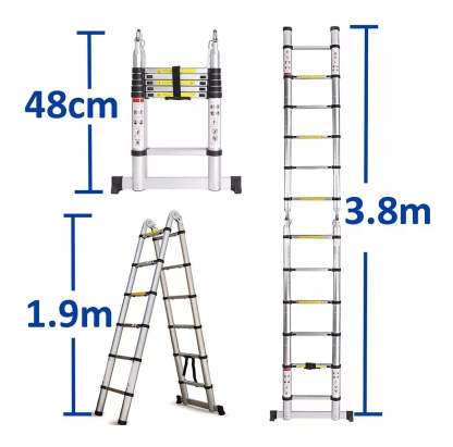 Escalera Telescópica de 4 Metros