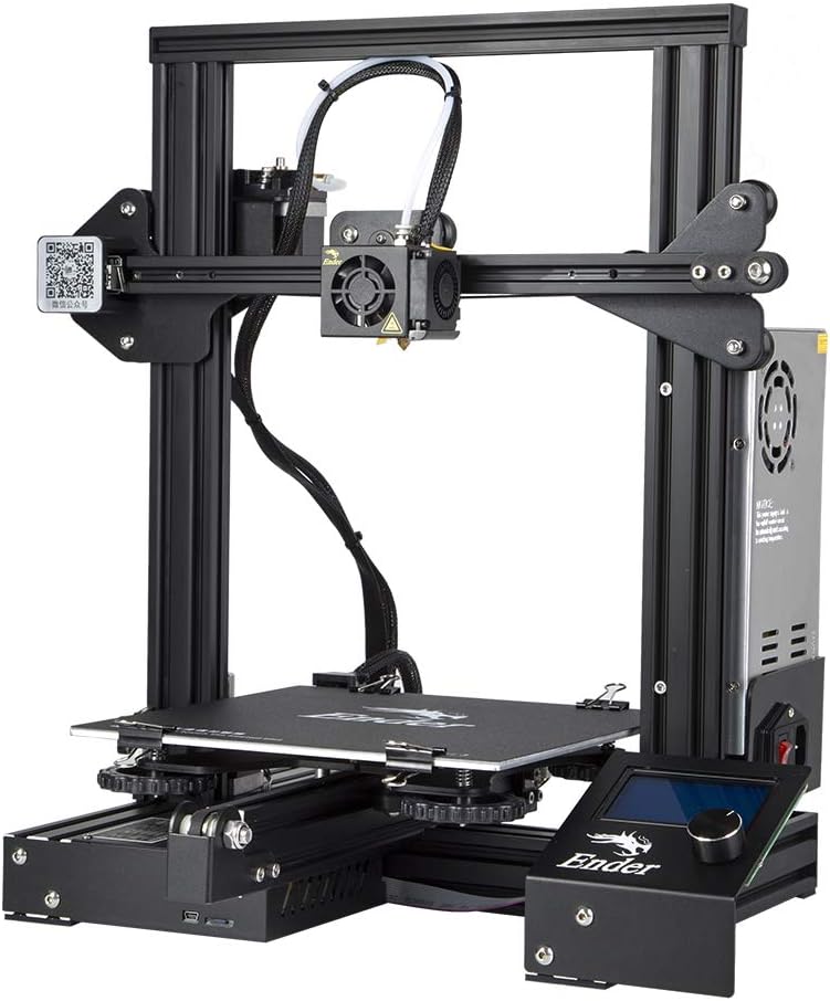Creality Impresora 3D Ender 3 Totalmente de código Abierto, DIY impresoras 3D con función de reanudar la impresión and compatible con múltiples materiales impresión, tamaño de impresión 220x220x250mm