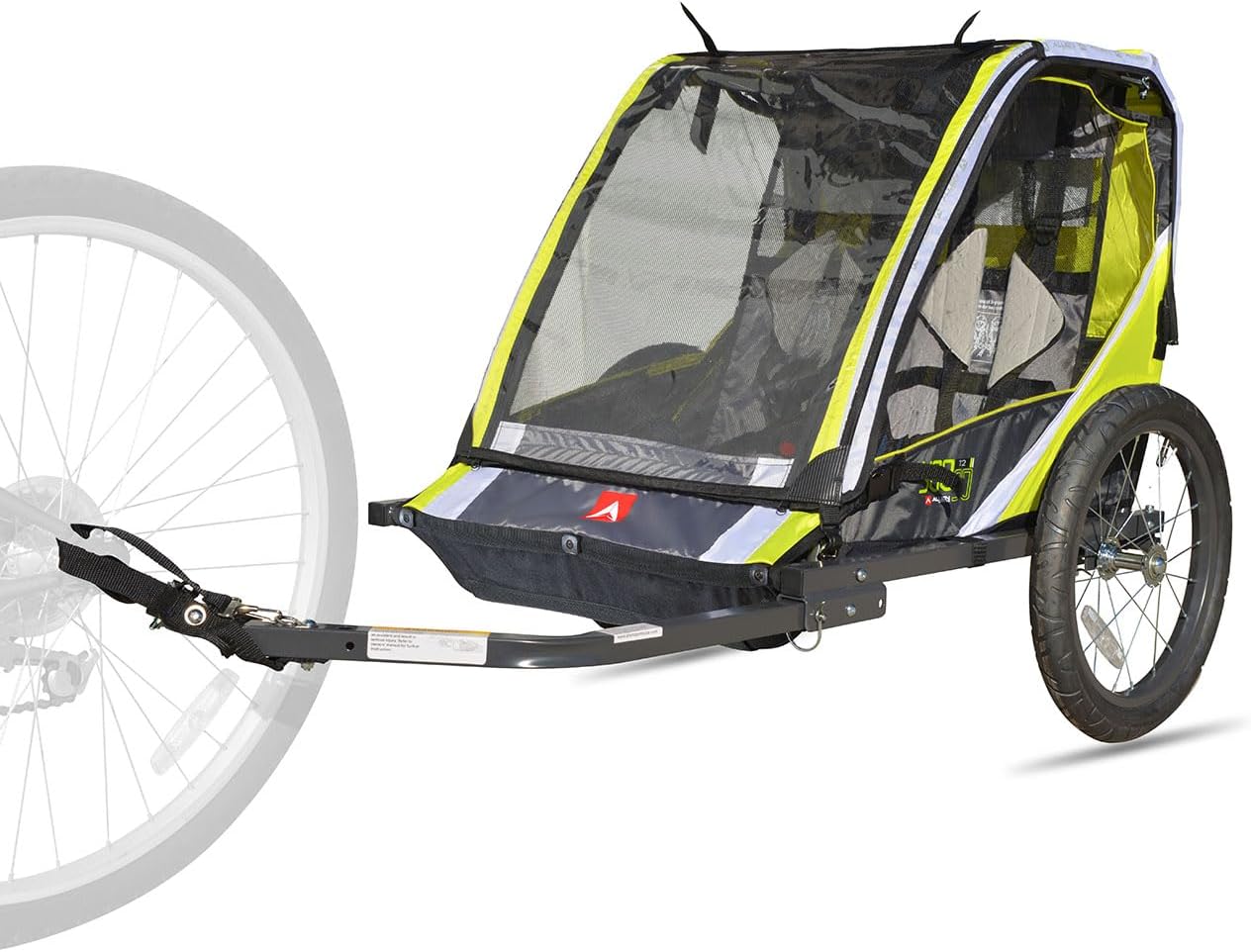 Allen Sports Deluxe - Remolque Infantil de Acero