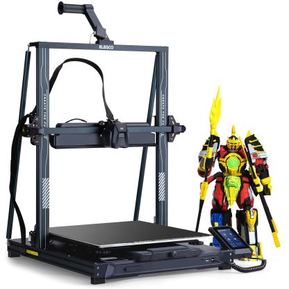 ELEGOO Neptune 4 MAX, Impresora 3D con Firmware de Klipper, 500 mm/s Alta Velocidad, Nivelación Automática en 121 Puntos, 300℃ Extrusor Directo, Tamaño de Impresión de 420x420x480 mm