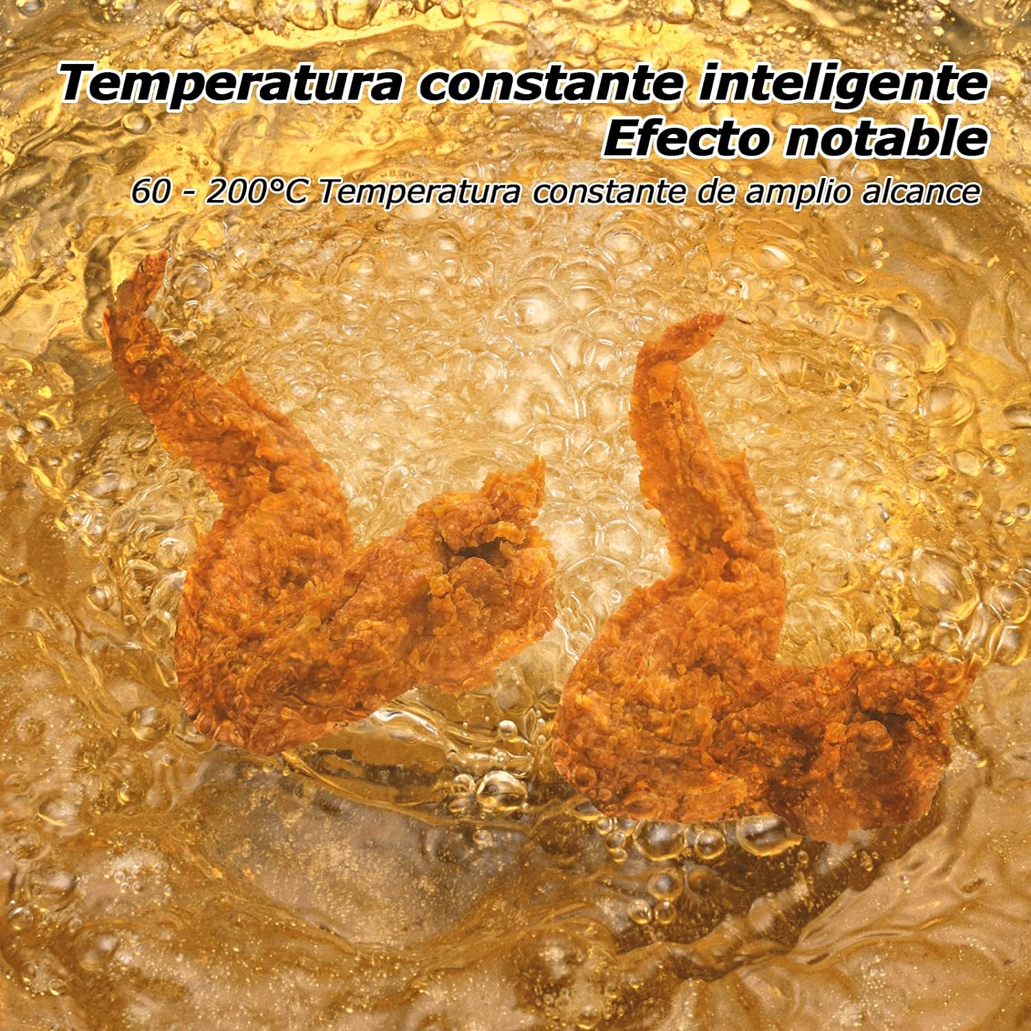 Freidora profesional para restaurantes o comercios. Gran capacidad de 12L. Control de temperarura. Excelente solución para papas fritas-Toallita mágica de nanoesponja gris (12L silver white)