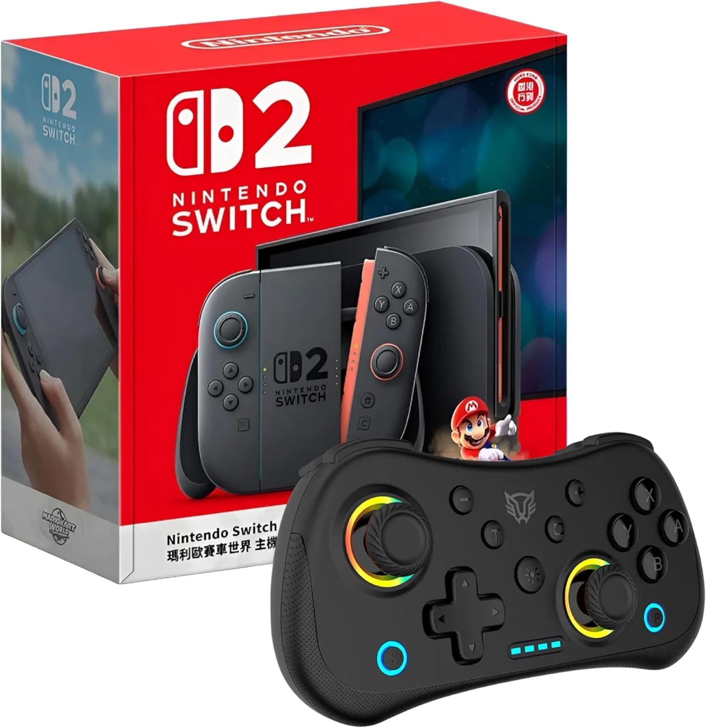 Nintendo Switch 2 + Mario Kart World Bundle versi��n internacional