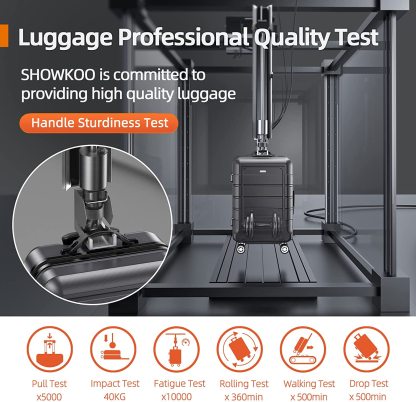 SHOWKOO Luggage Sets Expandable PC+ABS Durable Suitcase Double Wheels TSA Lock 3pcs