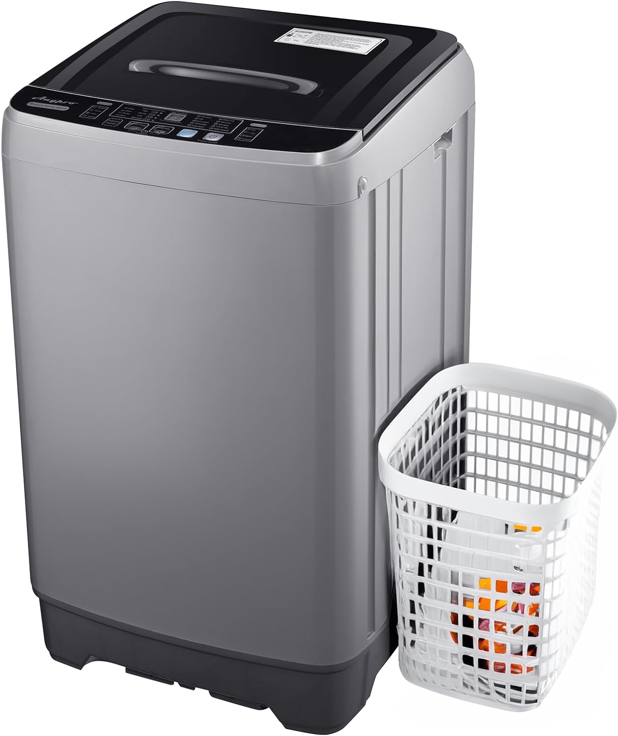 Small Portable Washing Machine 13LBS Portable Washer Machine with Drain Dump, 10 Programs/8 Water Levels/LED Display Full Automatic Mini Laundry Machine, Lavadora Portatil for Apartment RV Dorm