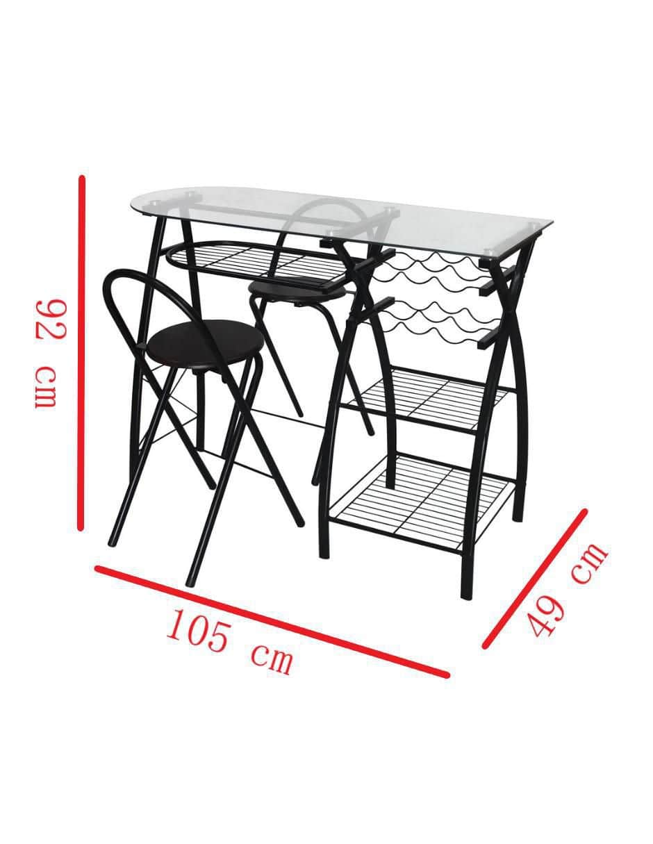 Mesa bar Brang de acero