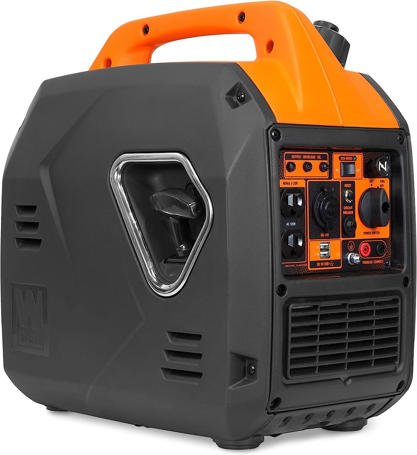 WEN 56235i Generador inversor portátil ultra silencioso de 2350 W con corte de combustible, compatible con CARB, ultraligero, negro ----- Guantes