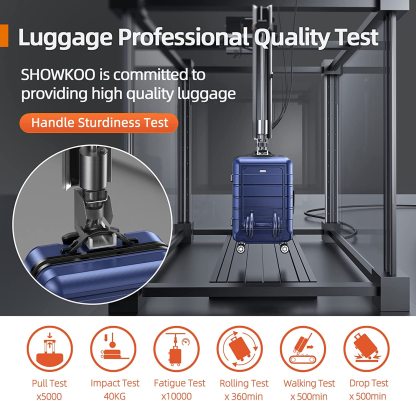 SHOWKOO Luggage Sets Expandable PC+ABS Durable Suitcase Double Wheels TSA Lock 3pcs