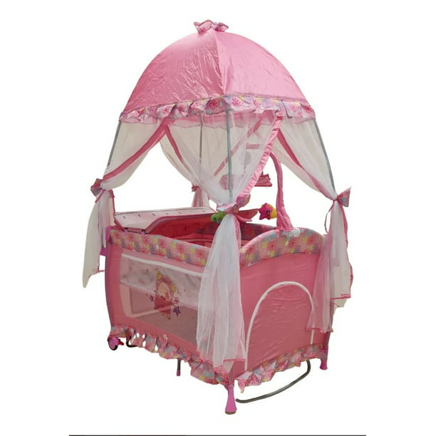 Cuna Corral Bebe Starkids Draco Toldo Movil Juguetes Musical Negro/Gris Star Kids DRACO NEGRO/GRIS