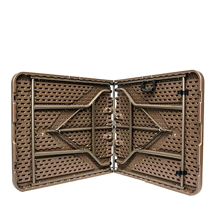 Mesa Portatil Plastico Portafolio Plegable 180cm Cafe JARDIMANÍA JM-M180Brown-Jarrón de ceramica