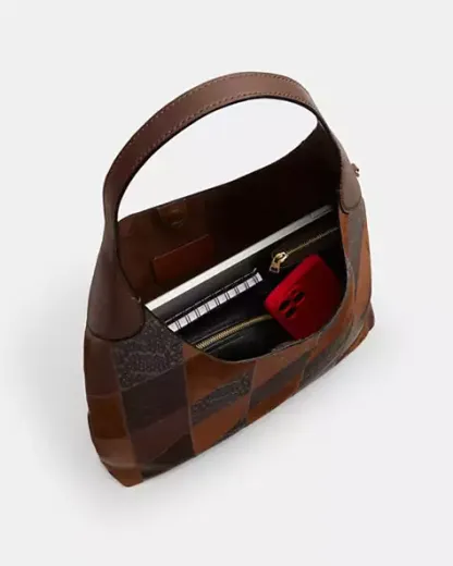 브루클린 숄더 백 39 위드 스네이크스킨 패치워크