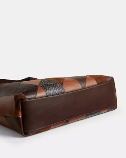 브루클린 숄더 백 39 위드 스네이크스킨 패치워크