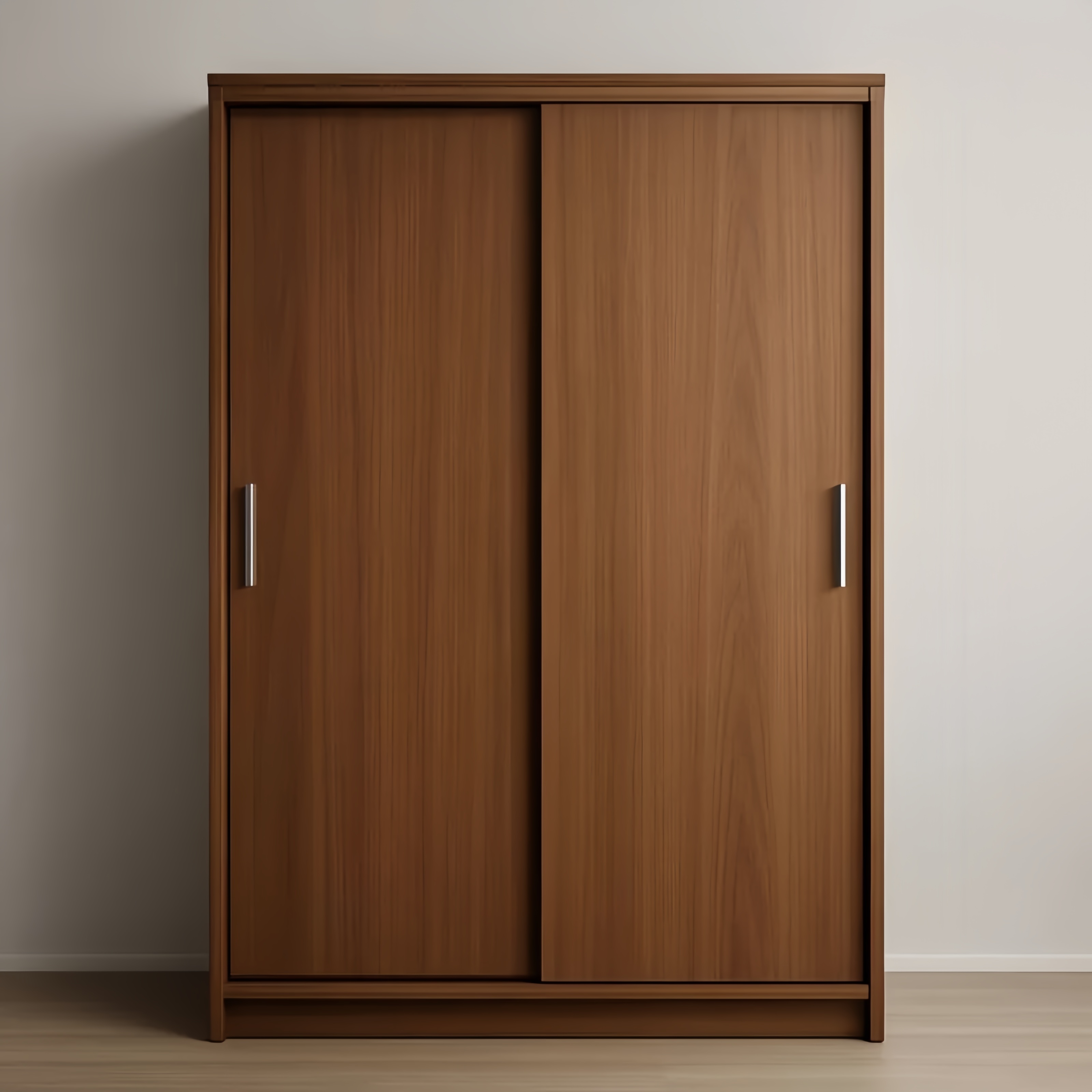 Armoire portes coulissantes bois mélaminé 200x150x60 cm