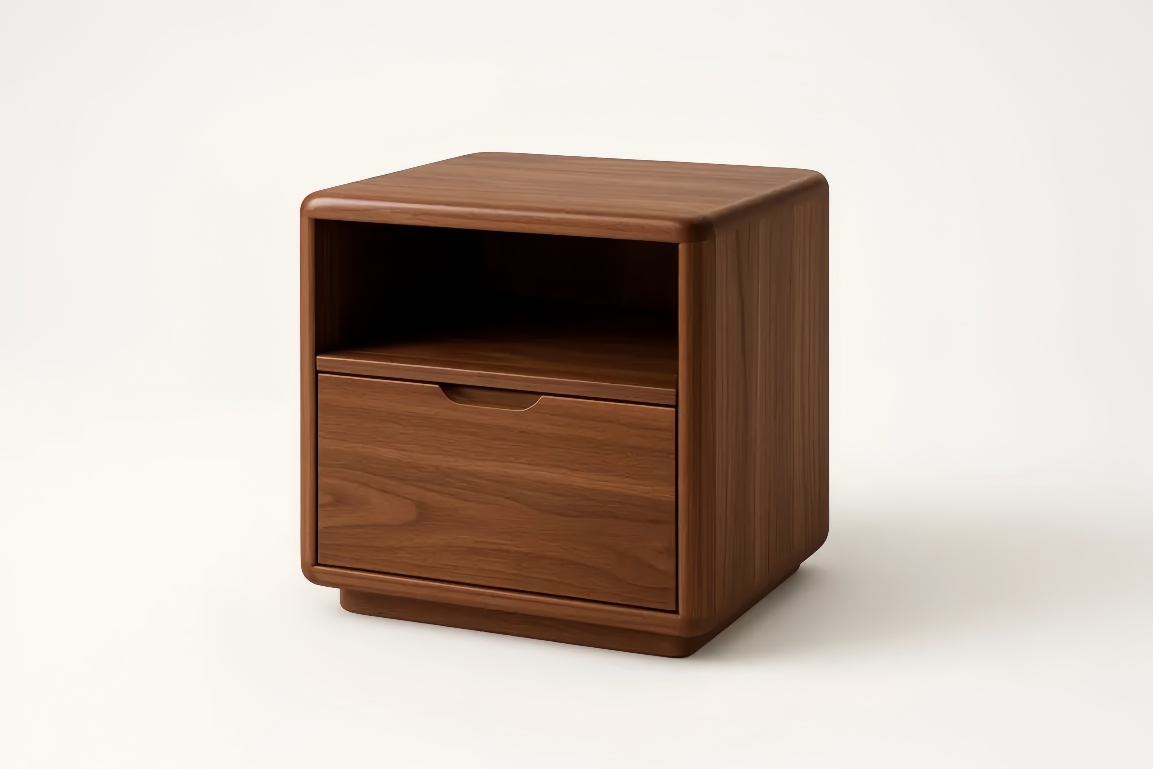 Table de nuit en bois avec tiroir