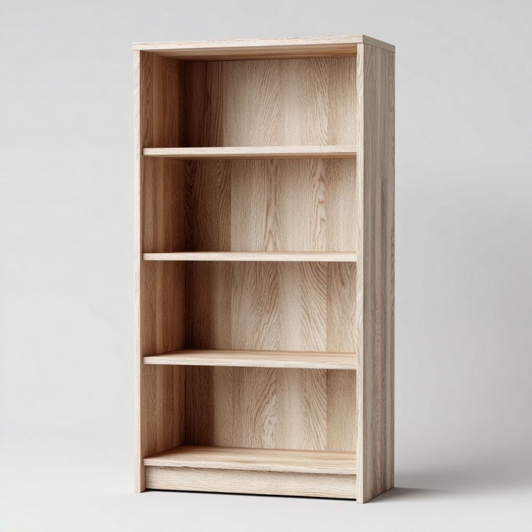 Bibliothèque verticale ouverte couleur beige clair-Joyzcouch