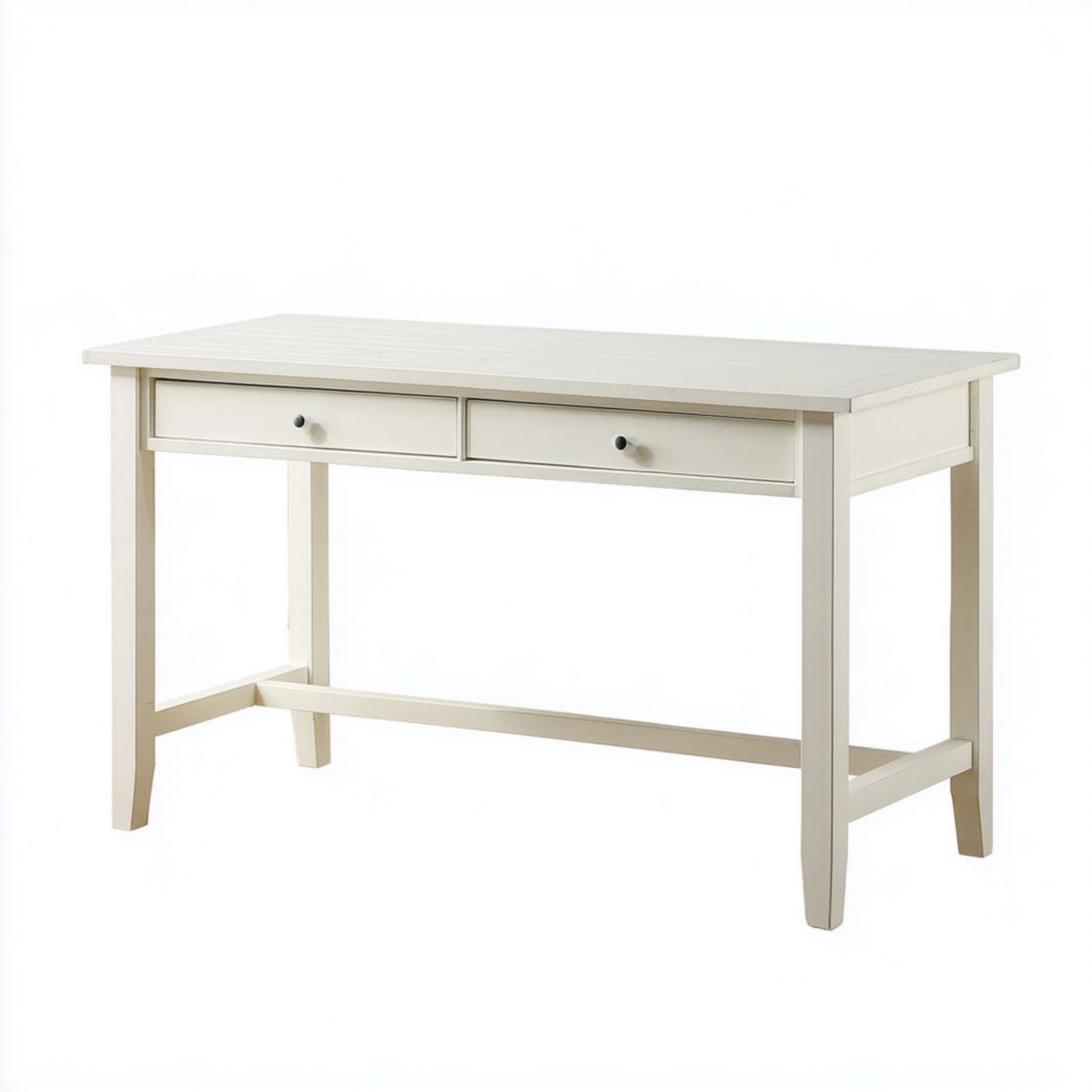 Bureau à structure droite avec deux tiroirs-Joyzcouch