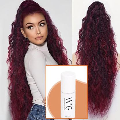 ⏳Limited 50% discount! 🎁 18" curly ponytail extension – High-temperature fibers, double attachment (clip + cord), natural volume & all-day comfort! 💇‍♀️✨