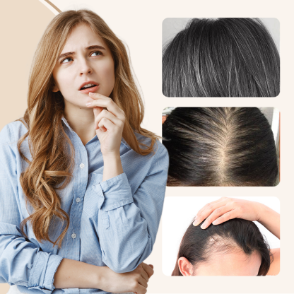 🍃Natural Clip-on Partial Bangs Hair Piece