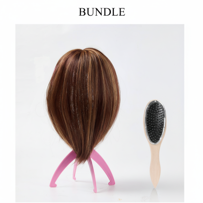 💥superior quality-Natural Hair Toppers with Bangs for Women