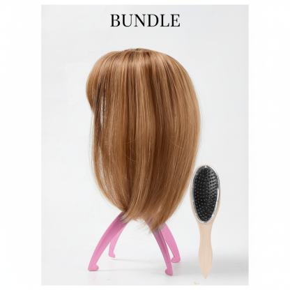 💥superior quality-Natural Hair Toppers with Bangs for Women