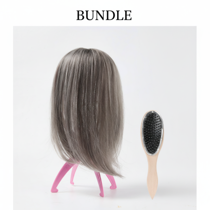 💥superior quality-Natural Hair Toppers with Bangs for Women