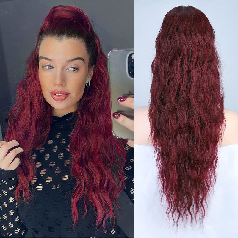 ⏳Limited 50% discount! 🎁 18" curly ponytail extension – High-temperature fibers, double attachment (clip + cord), natural volume & all-day comfort! 💇‍♀️✨