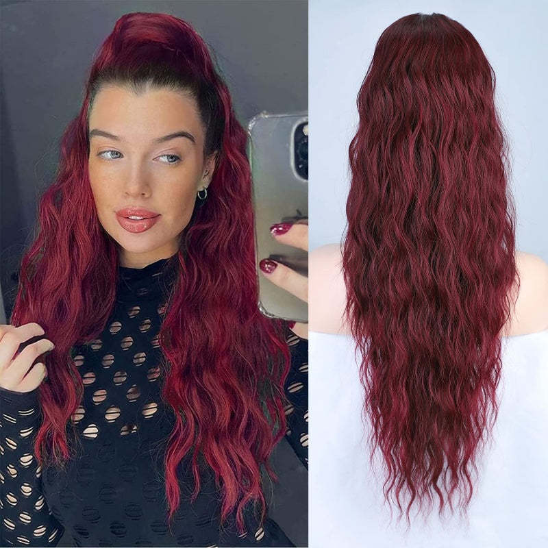 ⏳Limited 50% discount! 🎁 18" curly ponytail extension – High-temperature fibers, double attachment (clip + cord), natural volume & all-day comfort! 💇‍♀️✨