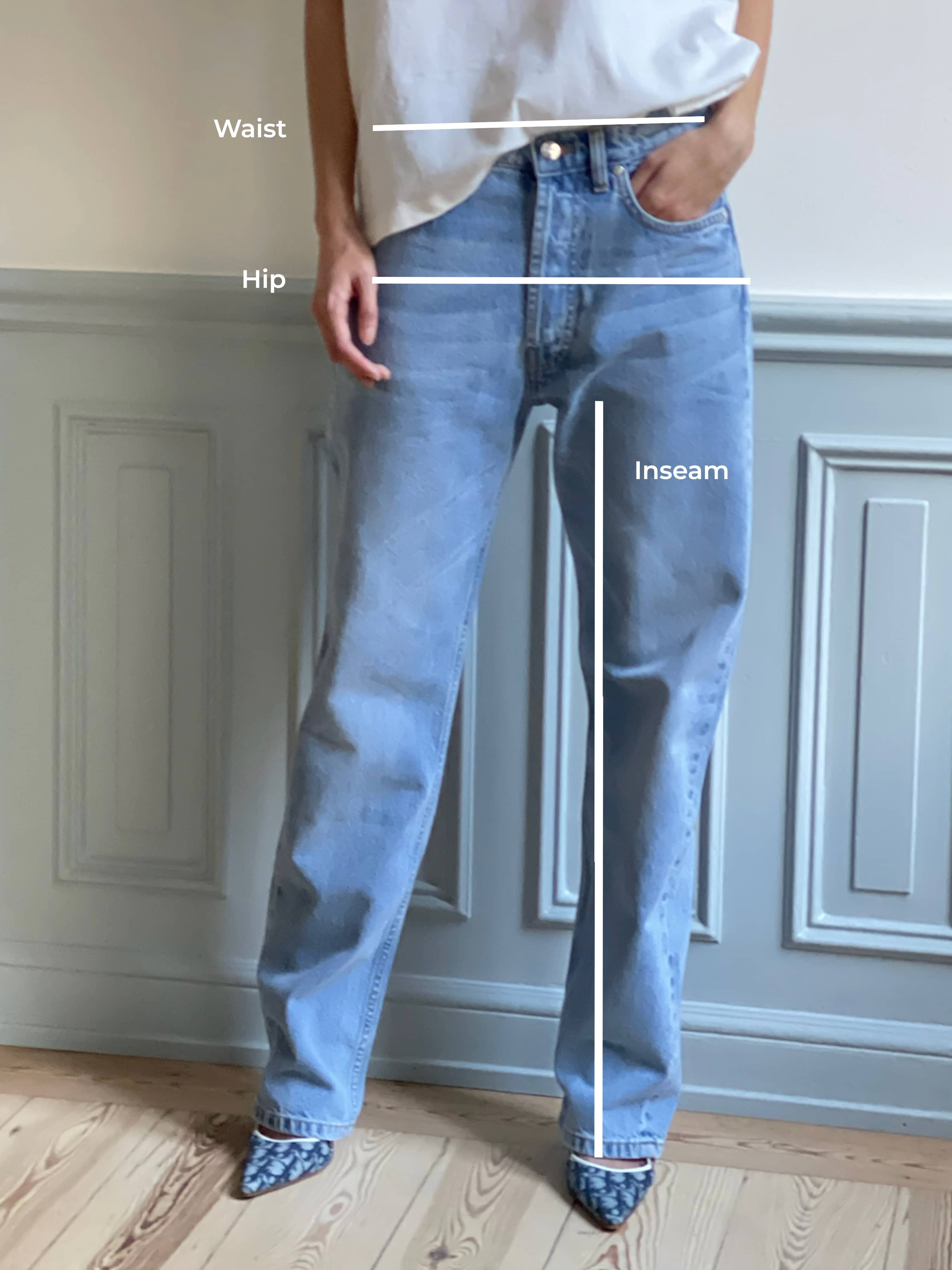 Relaxed Jeans Washed Blue