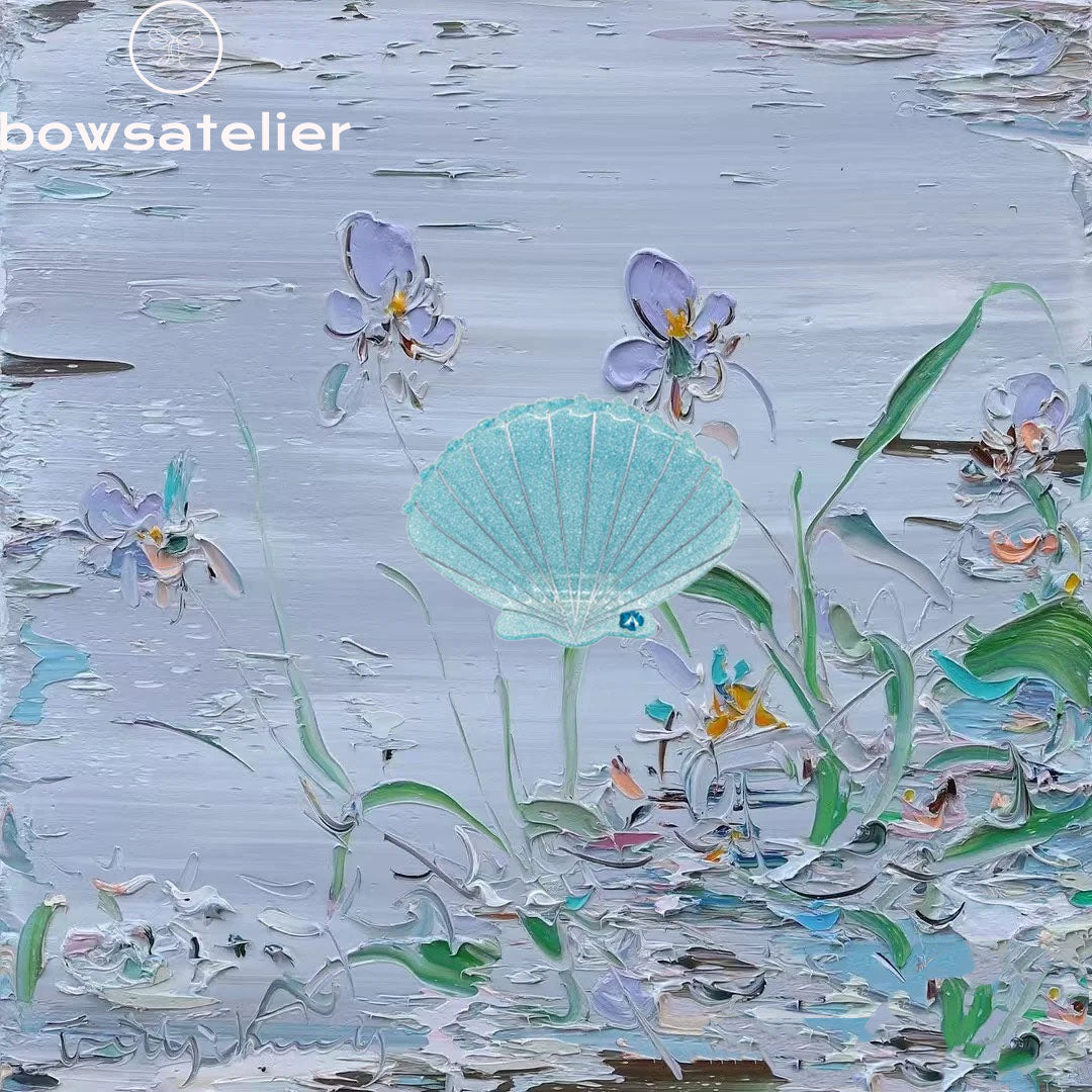 Sweet Shell Clip In Bubbles bio-acetate go-to essentials emijay discount large big sale designer Sephora hair claw clip durable pink butterfly flat feminine, high-quality hair accessories like statement Nordstrom hair pin french barrettes for all hair types