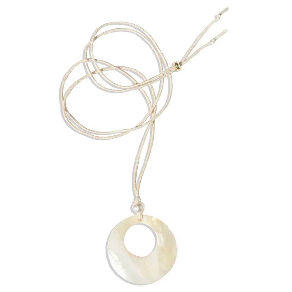 Kailani Circle Shell Necklace