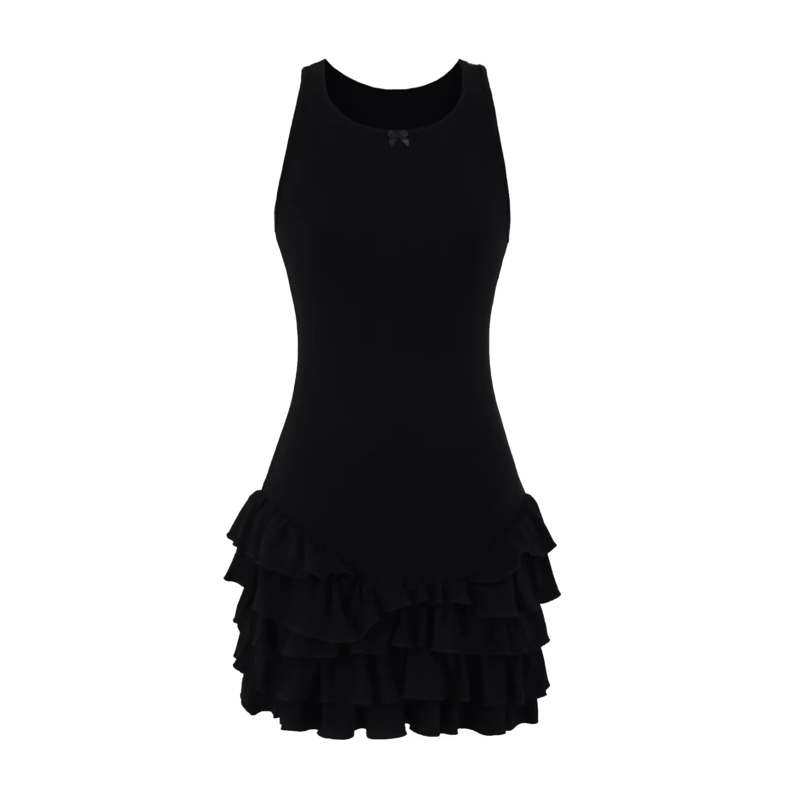 Frill Tank Dress my mum made it coupon  sale code skirt puffer bag dress white crop top girl cute clothing mindfully outfits cottagecore  cotton good quality comfy chic vacation daily