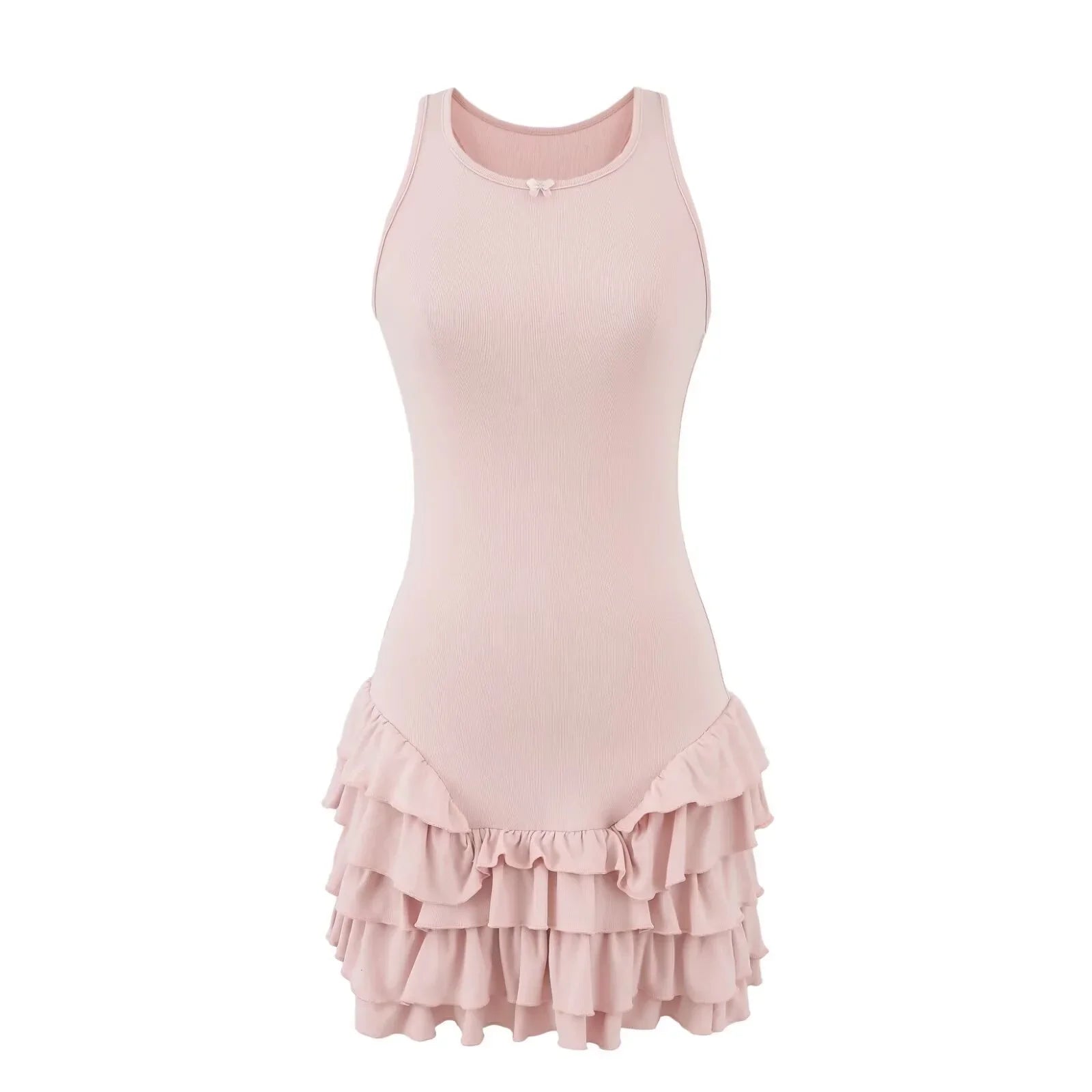 Frill Tank Dress my mum made it coupon  sale code skirt puffer bag dress white crop top girl cute clothing mindfully outfits cottagecore  cotton good quality comfy chic vacation daily