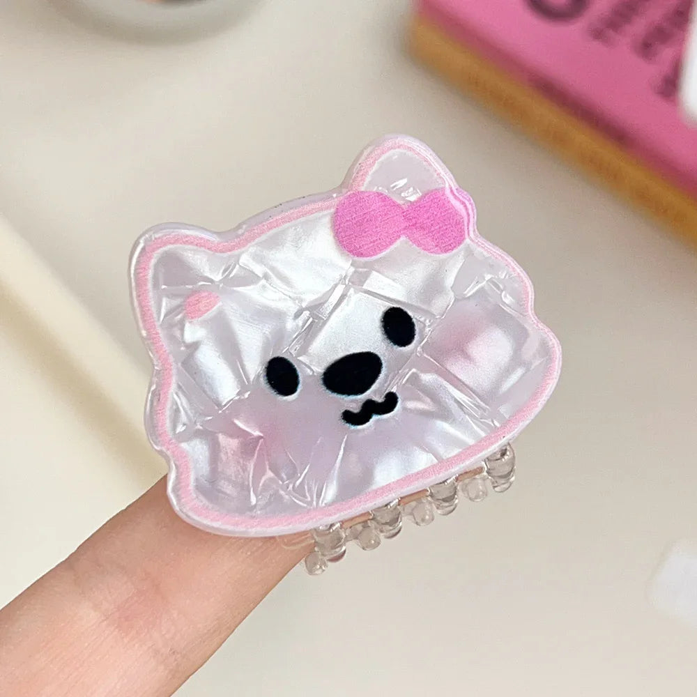 Star kitty cuties mini hair claw clip