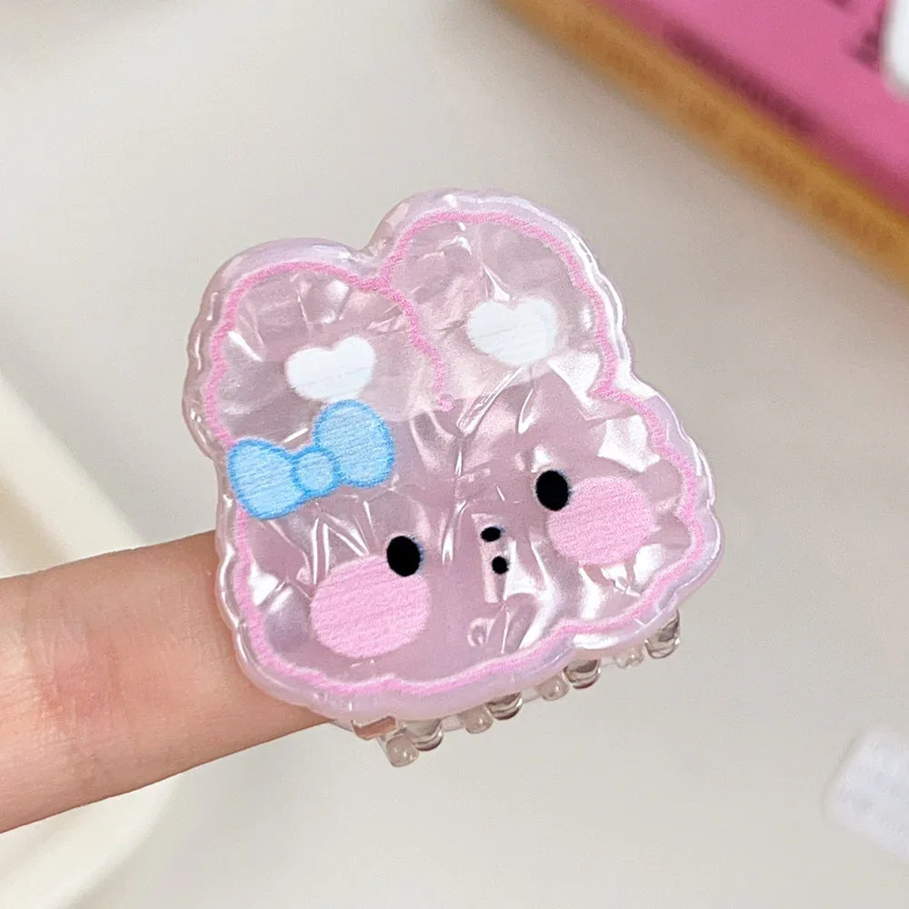 Star kitty cuties mini hair claw clip