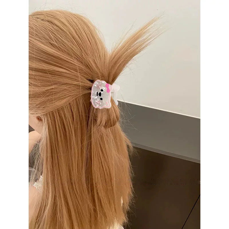 Star kitty cuties mini hair claw clip