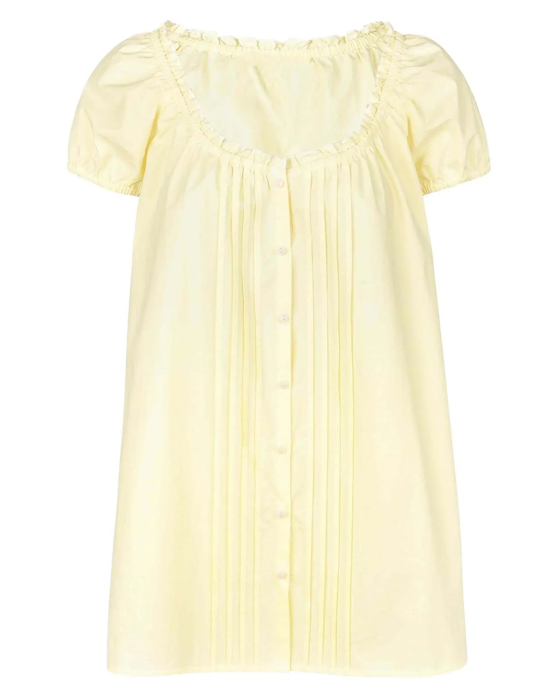 Morning Mini Dress - Citrine my mum made it coupon  sale code skirt puffer bag dress white crop top girl cute clothing mindfully outfits cottagecore  cotton good quality comfy chic vacation daily