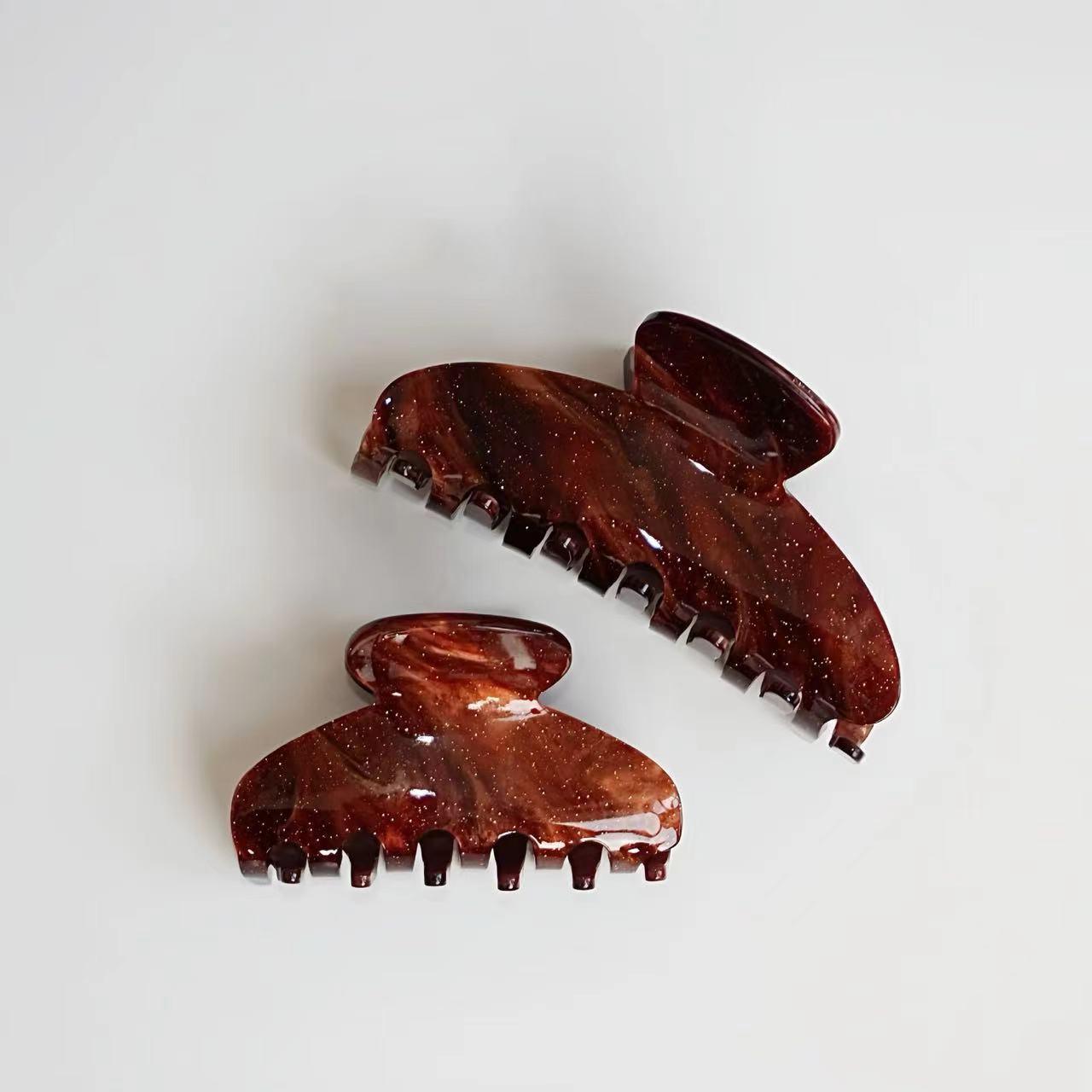 Big Effing Clip In Milky Way Starry Sky bio-acetate go-to essentials emijay discount large big sale designer Sephora hair claw clip durable pink butterfly flat feminine, high-quality hair accessories like statement Nordstrom hair pin french barrettes for all hair types