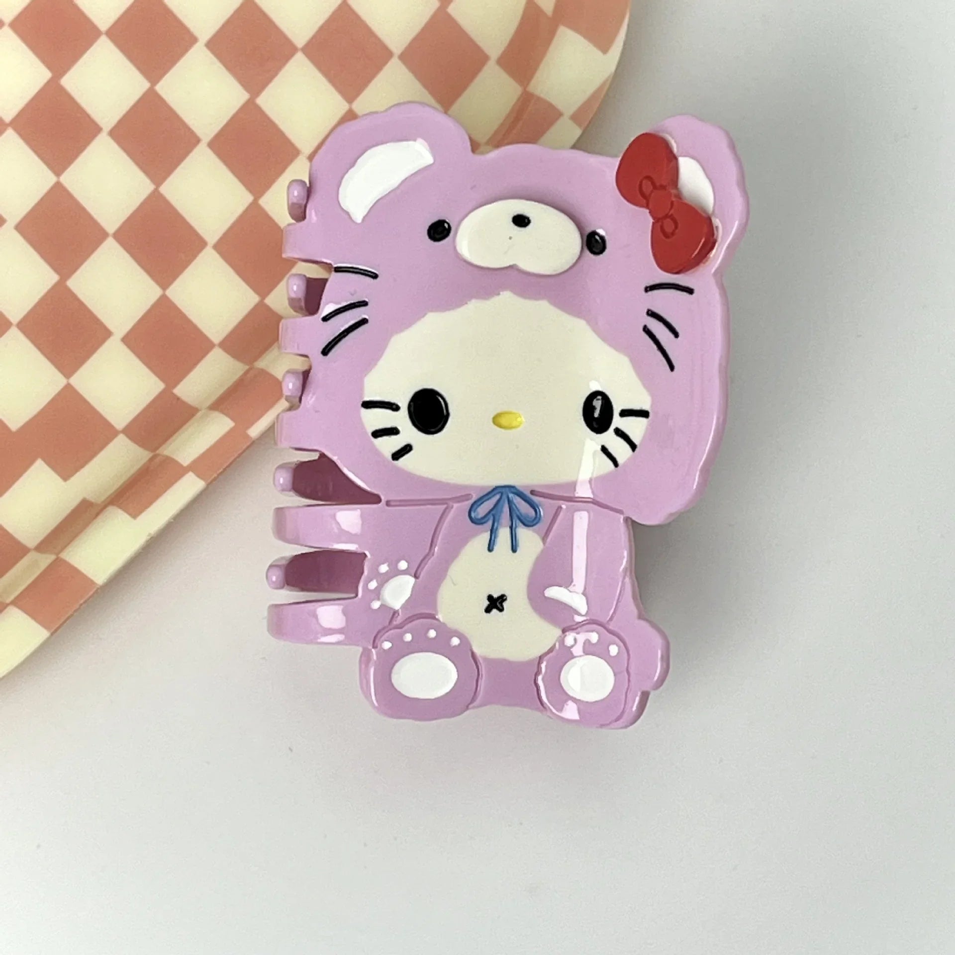 Kitty hair claw clip
